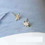 ピアス レディース 女性 スター フラワー アクセサリー ラインストーン 小さい ゴールドカラー シルバーカラー かわいい おしゃれ プレゼント