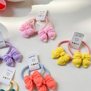 ヘアゴム 髪ゴム 5色セット キッズ 女の子 ガールズ レディース ヘアアクセサリー 髪飾り 髪留め リボン フラワー お花 かわいい おしゃれ お揃い 色違い