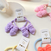 ヘアゴム 髪ゴム 5色セット キッズ 女の子 ガールズ レディース ヘアアクセサリー 髪飾り 髪留め リボン フラワー お花 かわいい おしゃれ お揃い 色違い