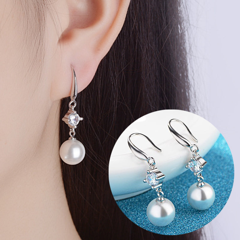 フックピアス 両耳用 レディース アクセサリー 女性用 フェイクパール 商品画像