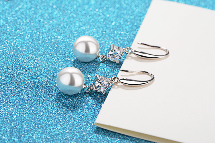 フックピアス 両耳用 レディース アクセサリー 女性用 フェイクパール 商品画像4