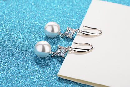 フックピアス 両耳用 レディース アクセサリー 女性用 フェイクパール 商品画像4