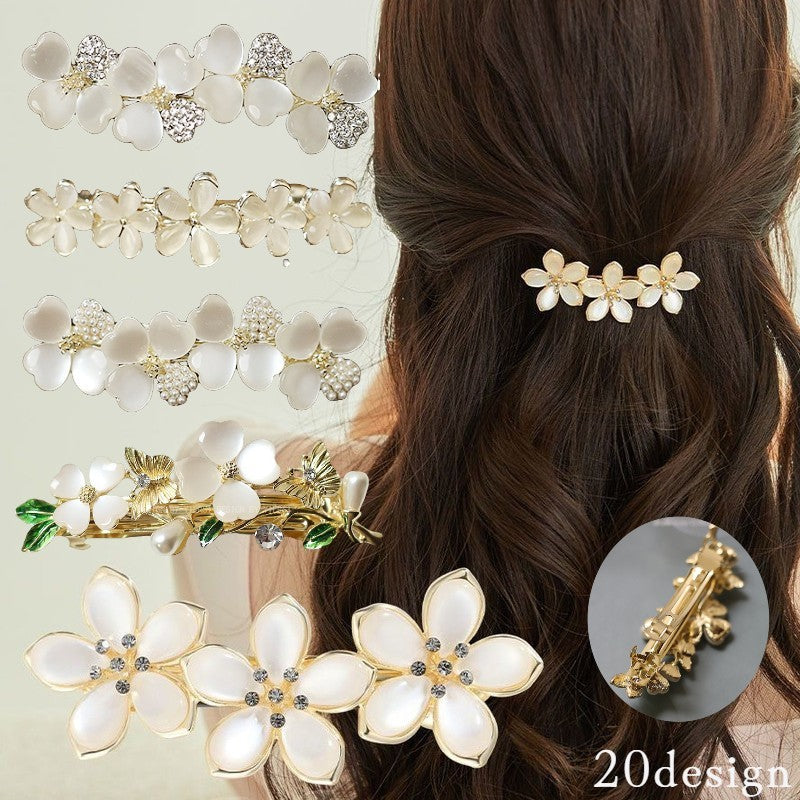 バレッタ ヘアアクセサリー レディース 女性 花 フラワー 商品画像