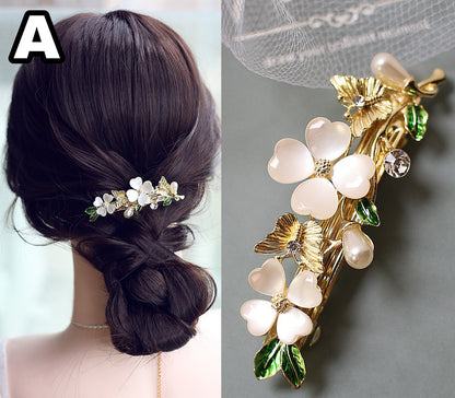 バレッタ ヘアアクセサリー レディース 女性 花 フラワー 商品画像4