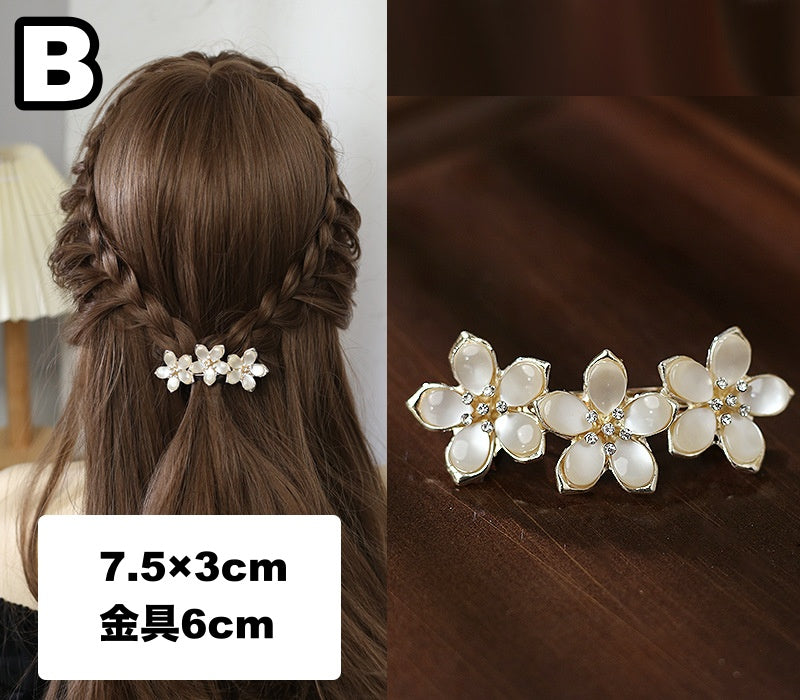 バレッタ ヘアアクセサリー レディース 女性 花 フラワー 商品画像5
