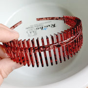 カチューシャ コーム付き 太コーム ヘアアクセサリー くし付き レディース メンズ 髪留め 髪飾り ヘアアレンジ まとめ髪 前髪上げ 男女兼用 おしゃれ かわいい 立体感 洗顔 メイク 女性用 男性用