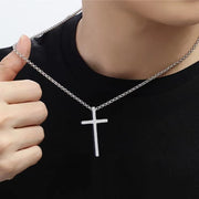 ネックレス ペンダント アクセサリー メンズ 男性 十字架 クロス チェーン ワンポイント おしゃれ かっこいい カジュアル プレゼント ギフト