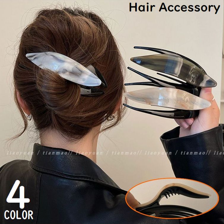 ヘアクリップ サイドバンスクリップ レディース ヘアアクセサリー 髪留め 髪飾り 商品画像