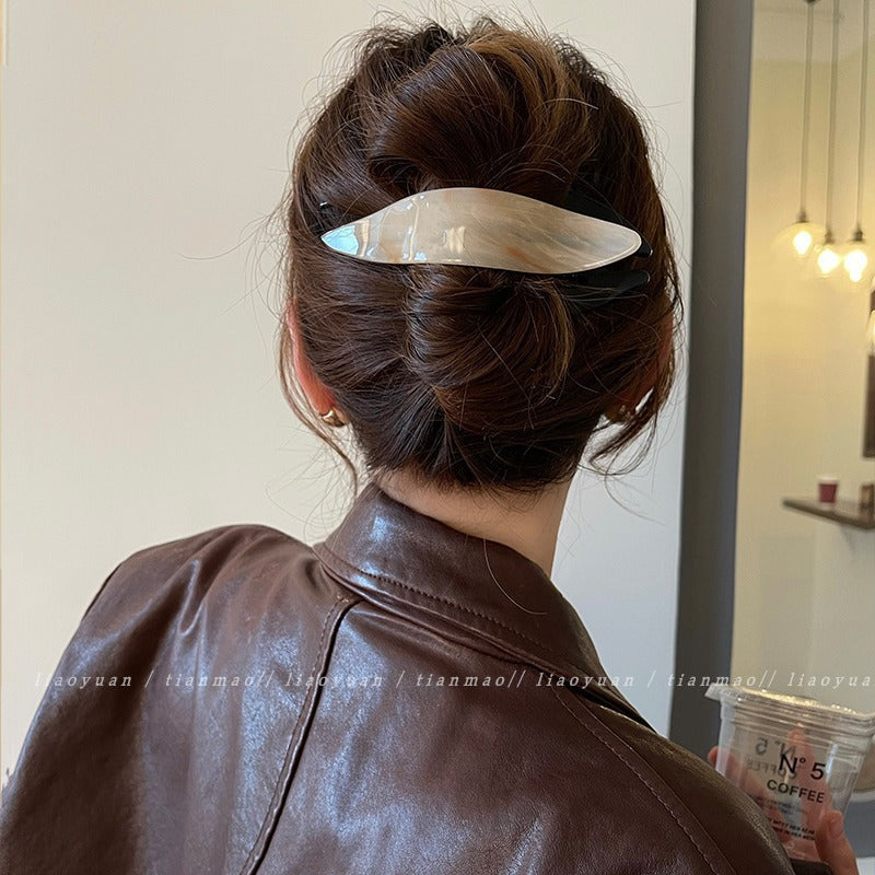 ヘアクリップ サイドバンスクリップ レディース ヘアアクセサリー 髪留め 髪飾り 商品画像2