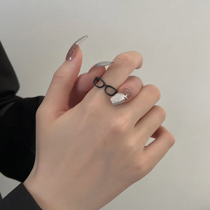 指輪 オープンリング レディース アクセサリー 眼鏡 メガネ 商品画像2