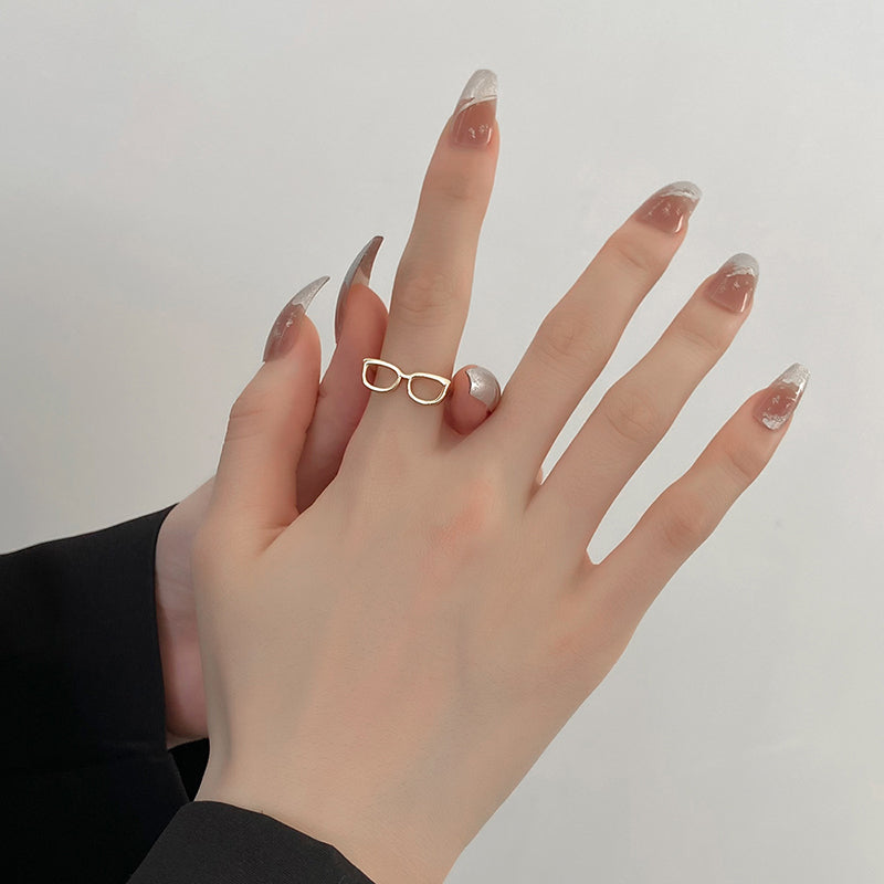 指輪 オープンリング レディース アクセサリー 眼鏡 メガネ 商品画像3