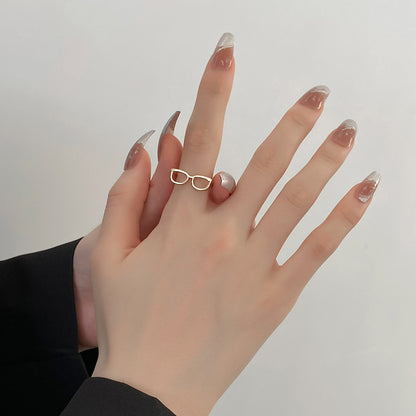 指輪 オープンリング レディース アクセサリー 眼鏡 メガネ 商品画像3
