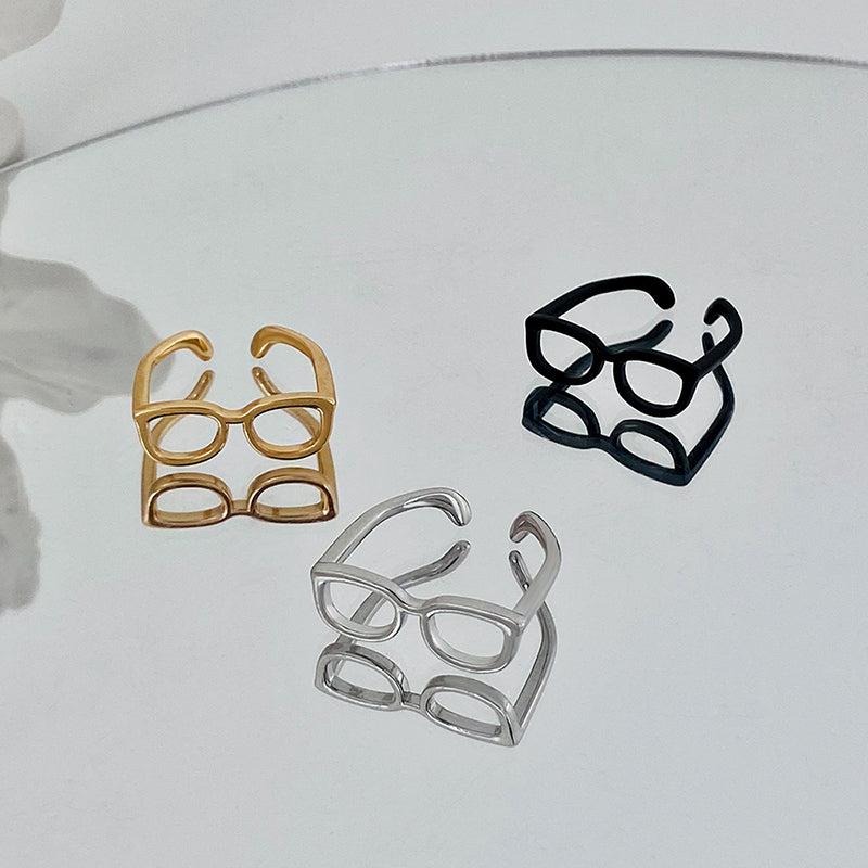 指輪 オープンリング レディース アクセサリー 眼鏡 メガネ 商品画像5