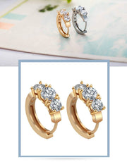 ピアス フープピアス レディーズ アクセサリー 中折れタイプ サークル 両耳用 女性 きれい プレゼント 贈り物 フォーマル 高級感