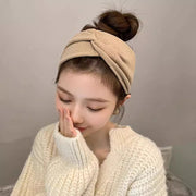 ヘアバンド 幅広 レディース 女性 ヘアアクセサリー クロス ヘッドバンド 髪飾り 髪留め まとめ髪 ヘアアレンジ 無地 カジュアル おしゃれ