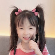 ヘアクリップ 2個セット バンスクリップ 小さめ ミニサイズ 髪留め キッズ 子供用 女の子 リボン ワッフル ラメ レディース ヘアアクセサリー 髪飾り ヘアアレンジ おしゃれ かわいい