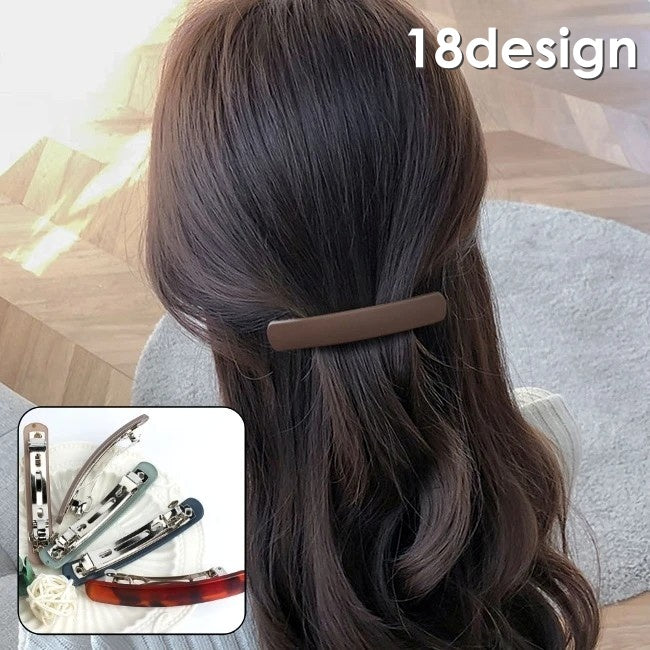 バレッタ ヘアクリップ ヘアアクセサリー レディース 女性 ツヤあり 商品画像