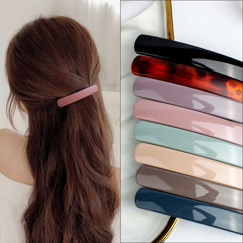 バレッタ ヘアクリップ ヘアアクセサリー レディース 女性 ツヤあり 商品画像2