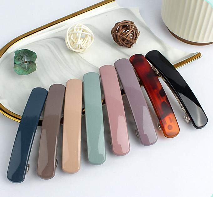 バレッタ ヘアクリップ ヘアアクセサリー レディース 女性 ツヤあり 商品画像3