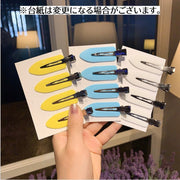 ヘアクリップ 4個セット 前髪 跡がつかない クチバシクリップ ヘアアクセサリー レディース 女性用 無地 髪飾り 髪留め まとめ髪 ヘアアレンジ かわいい おしゃれ シンプル デイリー お出かけ 普段使い ファッション小物