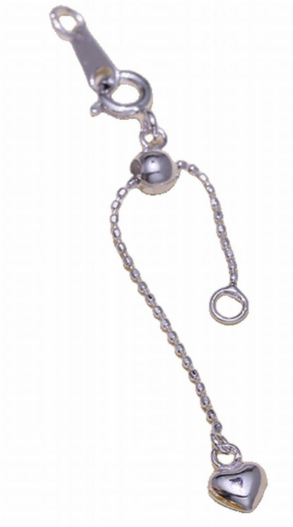 アジャスターチェーン 延長チェーン 6cm ネックレスアジャスター アクセサリーパーツ 長さ調節 シルバー バリエーション画像