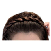 カチューシャ 三つ編み レディース 女性用 婦人 ヘアアクセサリー みつあみ パーツ C型ヘアバンド おしゃれ かわいい 普段使い お出かけ フォーマル プレゼント ギフト ワンポイント 楽ちん 通勤 大人 成人式