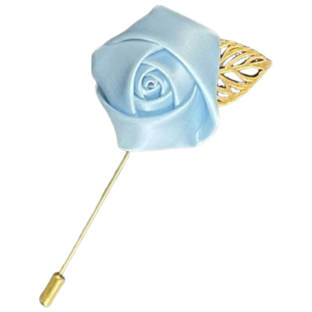 ラペルピン スティックピン ピンブローチ 男女兼用 レディース メンズ ライトブルー バリエーション画像