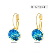 ピアス アクセサリー 両耳用 キャッチレス 鱗 ウロコデザイン レディース 女性 シンプル おしゃれ 丸型 サークル かわいい デイリー ゴールドカラー シルバーカラー 贈り物 プレゼント 誕生日 記念日 婦人用