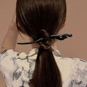 かんざし 簪 一本挿し レディース ヘアアクセサリー 髪飾り 髪留め ヘアピン 木製 和装 洋装 着物 浴衣 ブラック おしゃれ