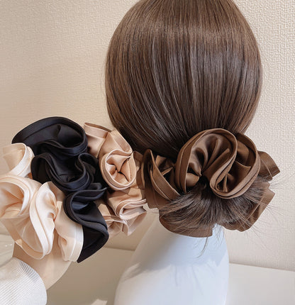 シュシュ ヘアゴム ヘアアクセサリー レディース 髪飾り まとめ髪 商品画像3