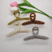 ヘアクリップ バンスクリップ レディース 女性 ヘアアクセサリー クロス 単色 無地 クリア べっ甲柄 髪留め 髪飾り まとめ髪 ヘアアレンジ シンプル 簡単 きれいめ かわいい シンプル ガーリー キュート カジュアル お出かけ 通勤 オフィス カラバリ豊富 ピンク 灰 茶 白 青 緑 黒