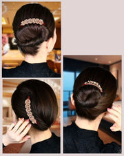 ヘアコーム かんざし 女性 ヘアアクセサリー 髪飾り 髪留め 夜会巻き ヘアアレンジ まとめ髪 着物 和装 浴衣 花 パール調