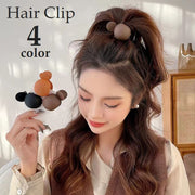 ヘアクリップ バンスクリップ レディース ヘアアクセサリー 髪留め 髪飾り まとめ髪 ヘアアレンジ ボール型 挟む 簡単 女性 婦人 女の子 女子 可愛い おしゃれ デイリー