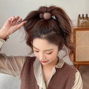 ヘアクリップ バンスクリップ レディース ヘアアクセサリー 髪留め 髪飾り まとめ髪 ヘアアレンジ ボール型 挟む 簡単 女性 婦人 女の子 女子 可愛い おしゃれ デイリー