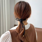 ワイヤーポニー ヘアワイヤー アレンジワイヤー レディース 女性 ヘアアクセサリー レザー調 髪飾り 髪留め まとめ髪 ヘアアレンジ 紐 シンプル 可愛い お洒落 ポニーテール 巻き付ける カジュアル デイリー 普段使い お出かけ ファッション小物