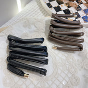 ワイヤーポニー ヘアワイヤー アレンジワイヤー レディース 女性 ヘアアクセサリー レザー調 髪飾り 髪留め まとめ髪 ヘアアレンジ 紐 シンプル 可愛い お洒落 ポニーテール 巻き付ける カジュアル デイリー 普段使い お出かけ ファッション小物