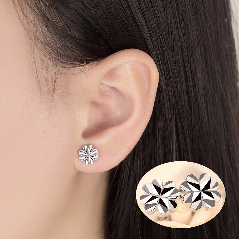 ピアス レディース アクセサリー 女性用 スタッドピアス 四つ葉 クローバー かわいい おしゃれ 小ぶり シンプル ギフト プレゼント