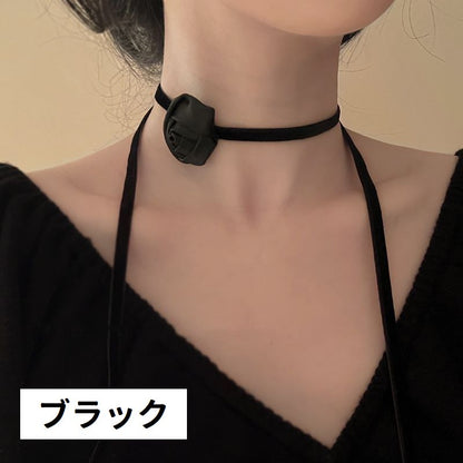 チョーカー 首飾り レディース 女性用 アクセサリー 薔薇 商品画像4