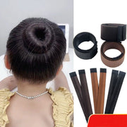 お団子メーカー シニヨンメーカー レディース ヘアアクセサリー 髪飾り 髪留め ヘアアレンジ くるくる巻くだけ簡単 まとめ髪 ドーナツヘア