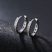 ピアス フープピアス レディース メンズ ユニセックス アクセサリー ラインストーン リングタイプ サークル 丸型 ゴールドカラー シルバーカラー キラキラ シンプル おしゃれ