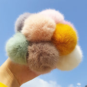 ヘアゴム 髪ゴム レディース 女性 キッズ 女の子 ヘアアクセサリー 髪飾り 髪留め ヘアアレンジ ポンポン ボンボン フェイクファー 可愛い キュート