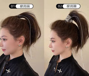 ヘアクリップ バンスクリップ ポニーテールクリップ 髪留め レディース 女性 婦人 ヘアアクセサリー 無地 金属製 カジュアル シンプル クール 可愛い お洒落 カジュアル 髪留め まとめ髪 髪飾り デート お出かけ アップ