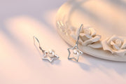 フックピアス レディース アクセサリー スター 星 イミテーションパール かわいい 上品 おしゃれ プレゼント ギフト 記念日