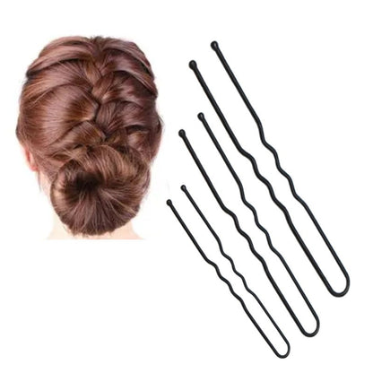 Uピン 50本セット ヘアピン レディース ヘアアクセサリー 玉付き 商品画像4
