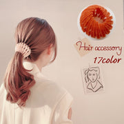 ヘアクリップ ヘアリング マルチクリップ レディース 女性 ヘアアクセサリー 髪飾り ポニーテール お団子ヘア ヘアアレンジ 可愛い おしゃれ ベロア調 まとめ髪 髪留め カラバリ豊富