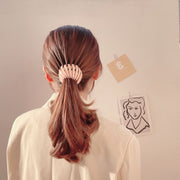 ヘアクリップ ヘアリング マルチクリップ レディース 女性 ヘアアクセサリー 髪飾り ポニーテール お団子ヘア ヘアアレンジ 可愛い おしゃれ ベロア調 まとめ髪 髪留め カラバリ豊富