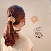ヘアクリップ ヘアリング マルチクリップ レディース 女性 ヘアアクセサリー 髪飾り ポニーテール お団子ヘア ヘアアレンジ 可愛い おしゃれ ベロア調 まとめ髪 髪留め カラバリ豊富