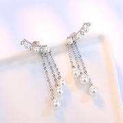 スタッドピアス レディース アクセサリー 3連 チェーン 揺れる おしゃれ かわいい プレゼント ギフト
