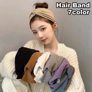 ヘアバンド 幅広 レディース 女性 ヘアアクセサリー クロス ヘッドバンド 髪飾り 髪留め まとめ髪 ヘアアレンジ 無地 カジュアル おしゃれ