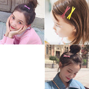 ヘアクリップ 5個セット クチバシクリップ レディース ヘアアクセサリー 髪留め 髪飾り まとめ髪 ヘアアレンジ 女性 女の子 シンプル 単色 クロス X型 ばってん 可愛い おしゃれ 外出 お出掛け